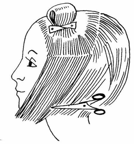 Стрижка на средние прямые волосы для роста волос