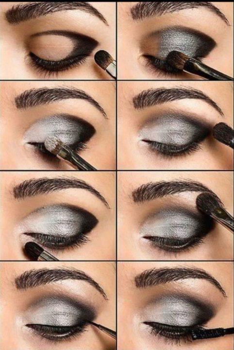 Как сделать очень черный макияж