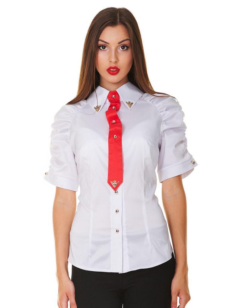 Блузки с галстуком