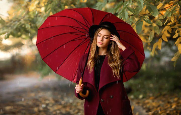 Прическа и макияж в дождь